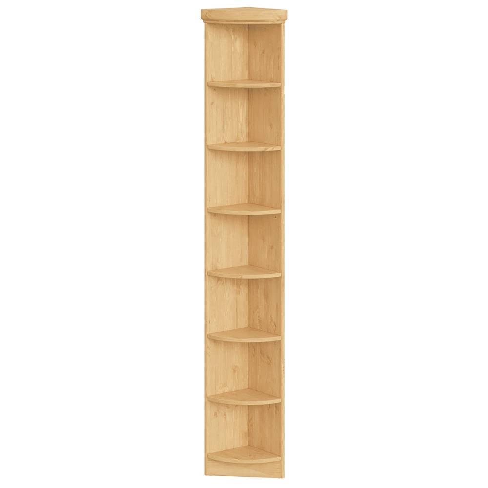Eckbücherregal Claros in Kieferfarben im Landhausstil