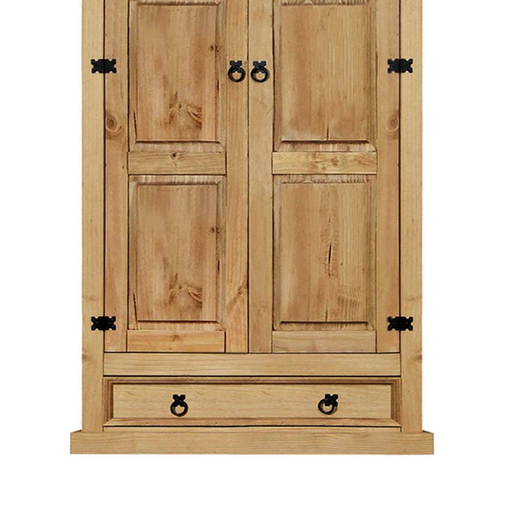 Bauernschrank Pathoma mit Drehtüren und einer Schublade
