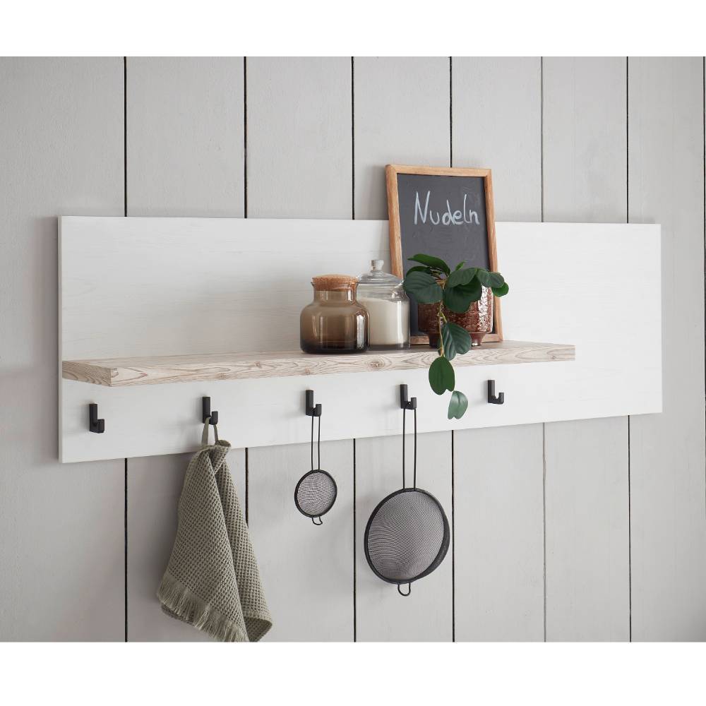 Landhausstil Küchenblock Flurencina in Weiß 60 cm tief (vierteilig)