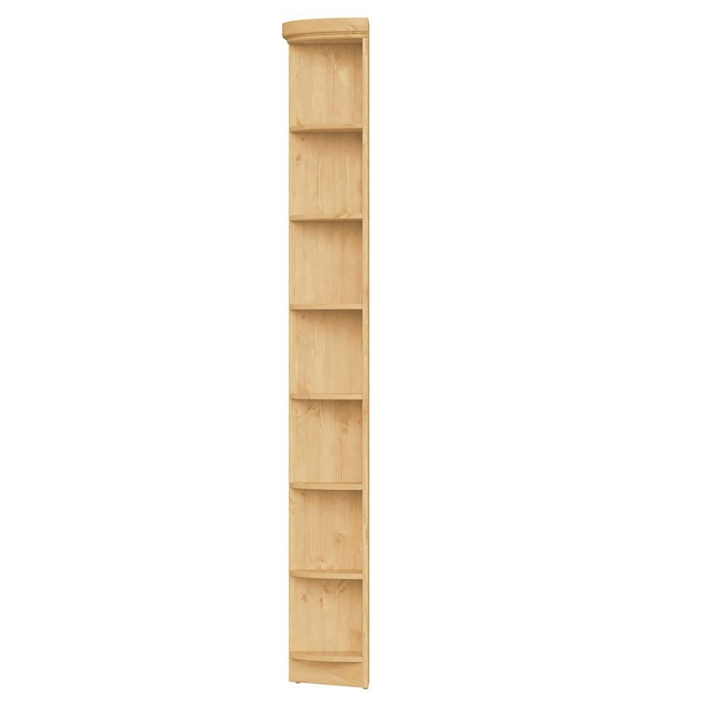 Eckbücherregal Claros in Kieferfarben im Landhausstil