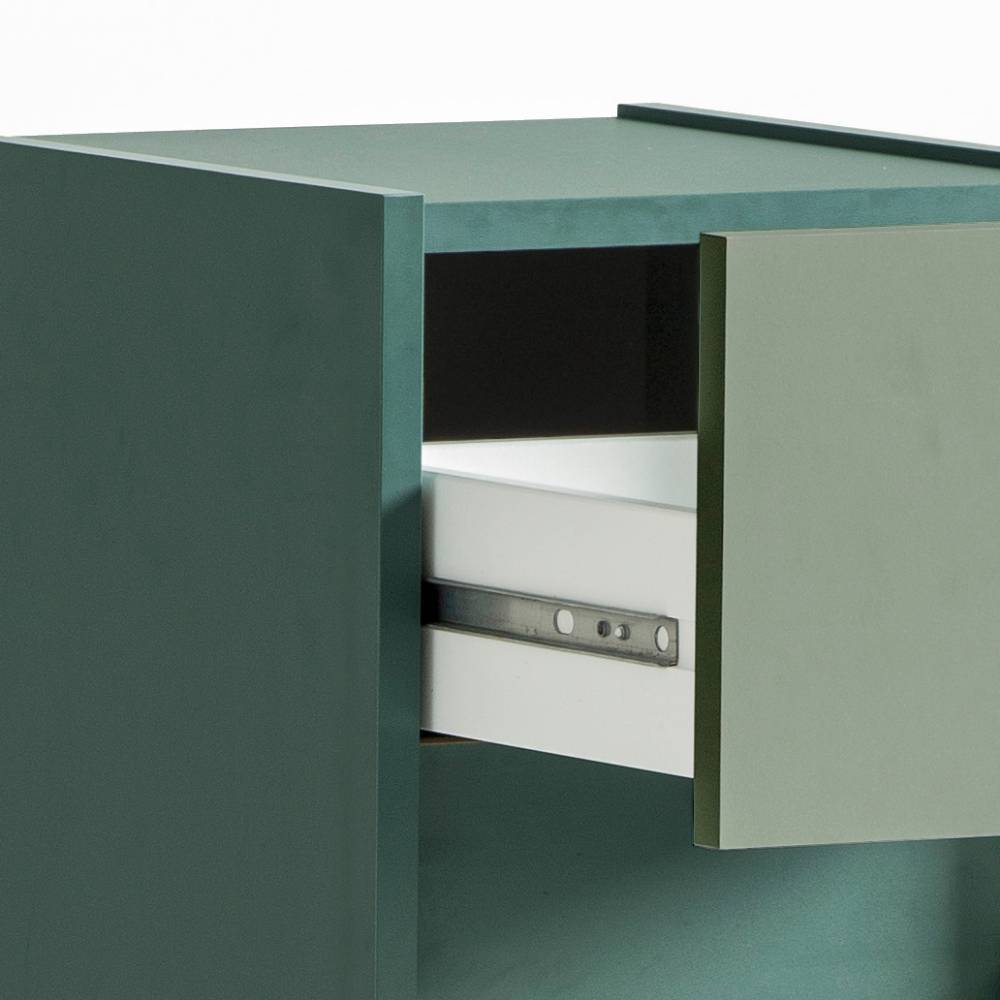 Badschrank Yochana 30 cm breit in Graugrün