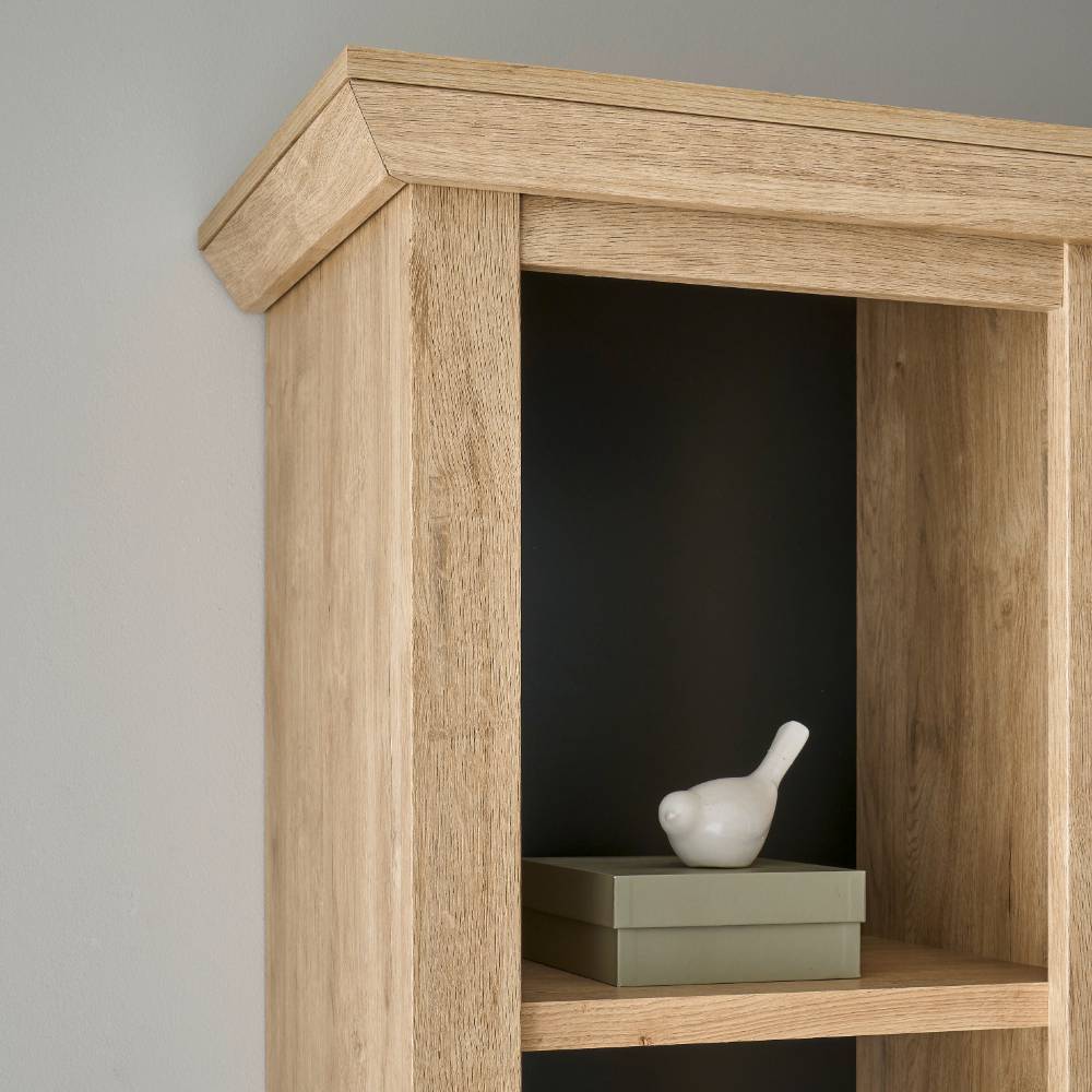 Vitrine Jennva im Landhausstil mit offenen Fächern