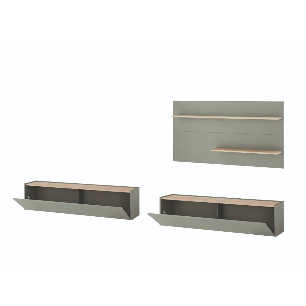 TV Wohnwand Ulfava für die Wandmontage 300 cm breit (dreiteilig)