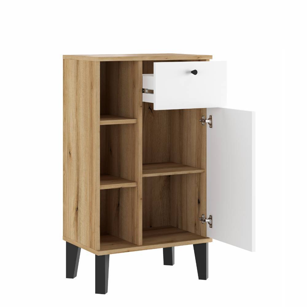 Badezimmer-Möbelset Zyret fünfteilig in modernem Design (fünfteilig)