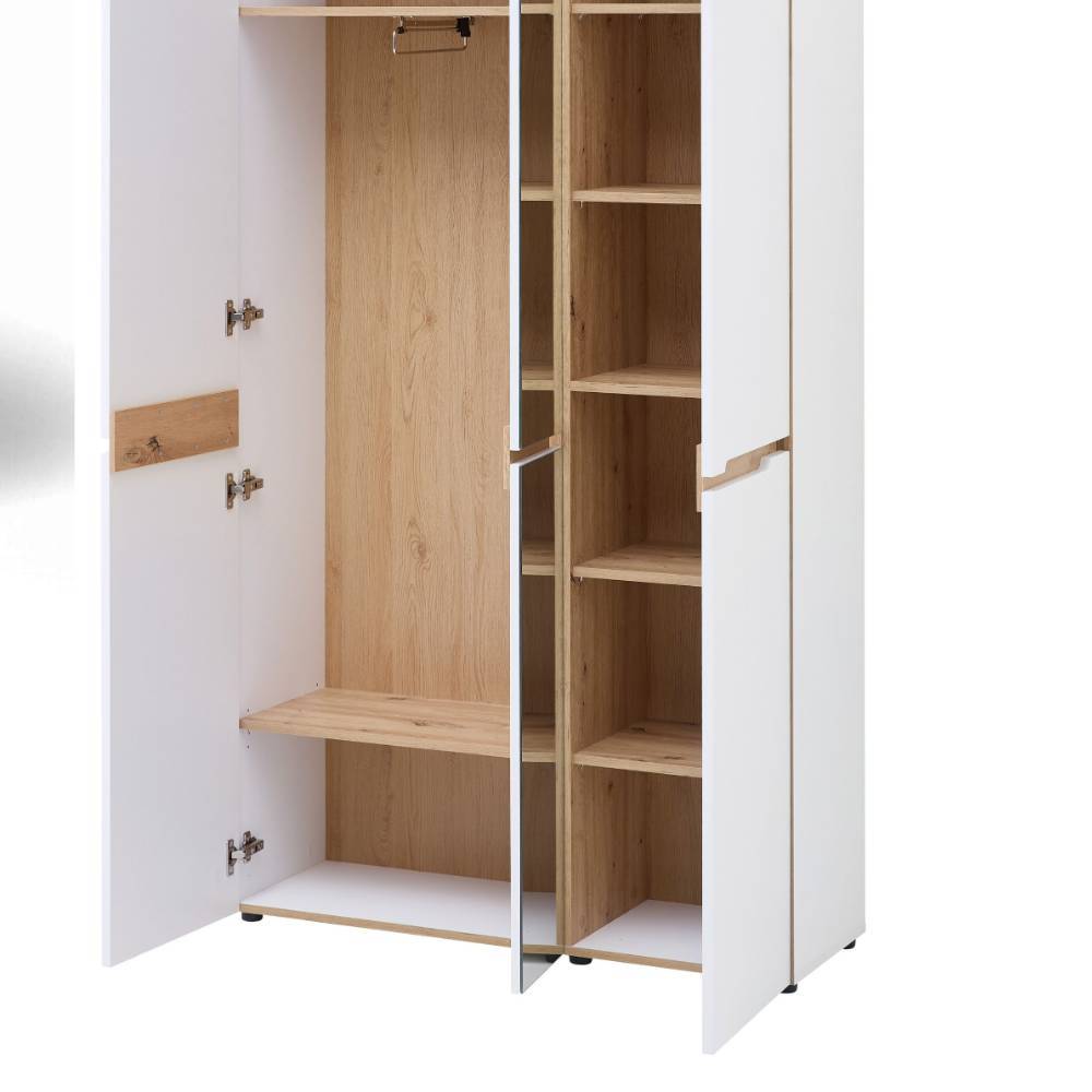 Dielenkleiderschrank Mariocavo in modernem Design mit Spiegeltür