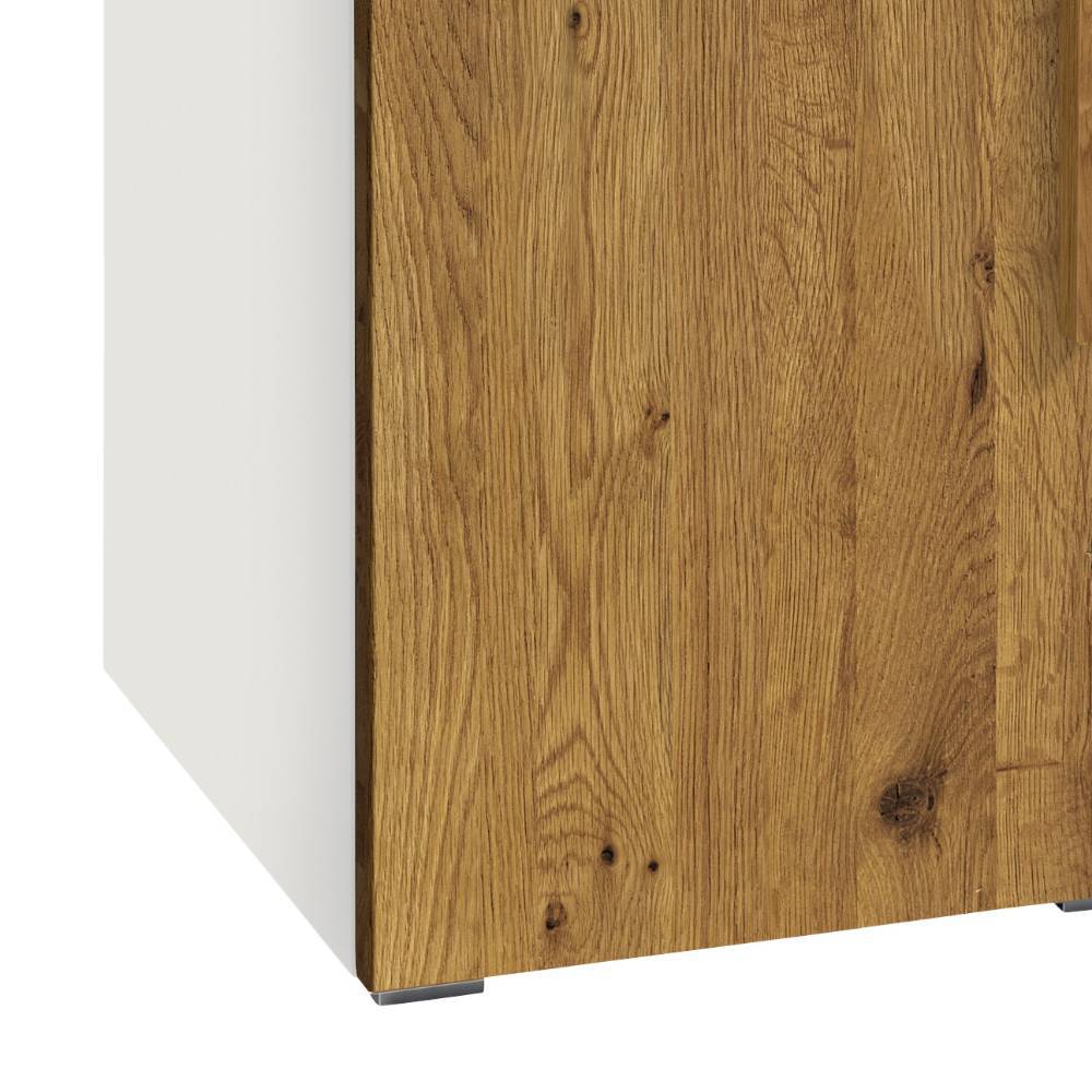 Kommode Zonacca in modernem Design mit Holzgriffen