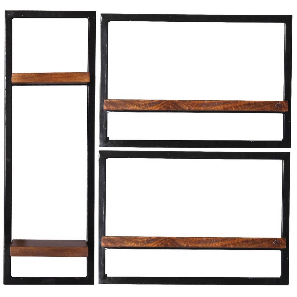 Wandboards Badiola im Industry und Loft Stil lackiert (dreiteilig)