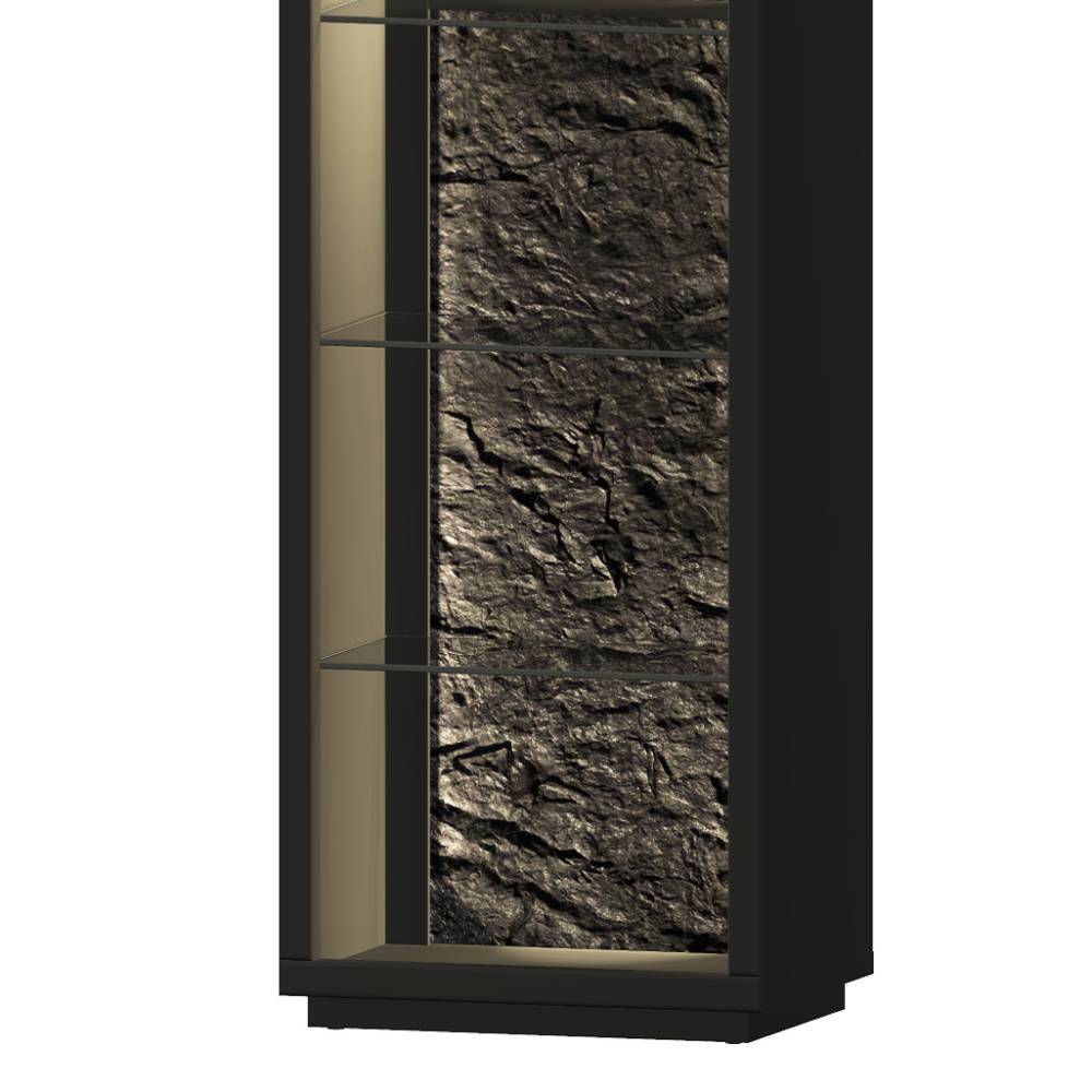 Standregal Ostoro 206 cm hoch mit sechs Glasböden