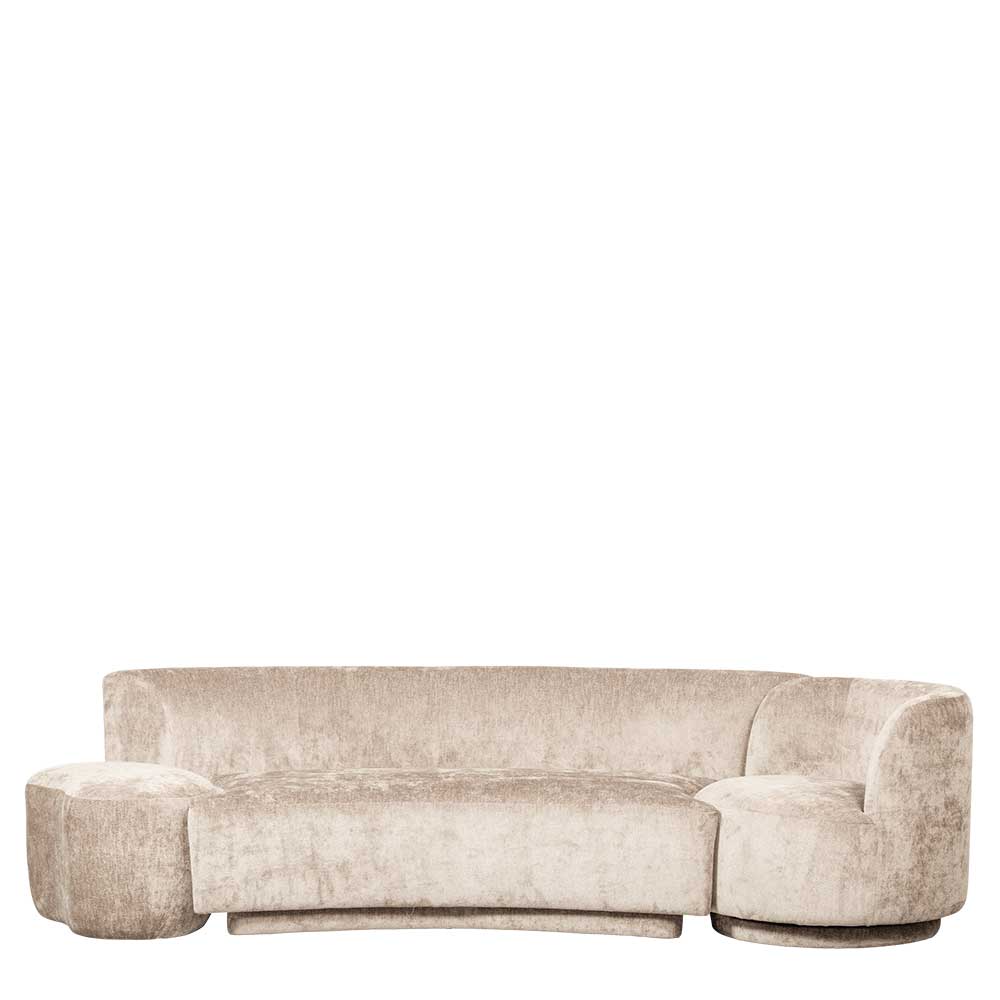 Modulsofa Beige Yonella dreiteilig - 270 cm breit (dreiteilig)