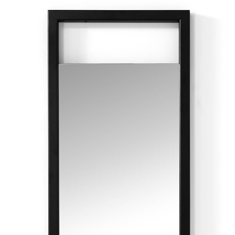 Wandspiegel Lavillos in Schwarz 160 cm hoch