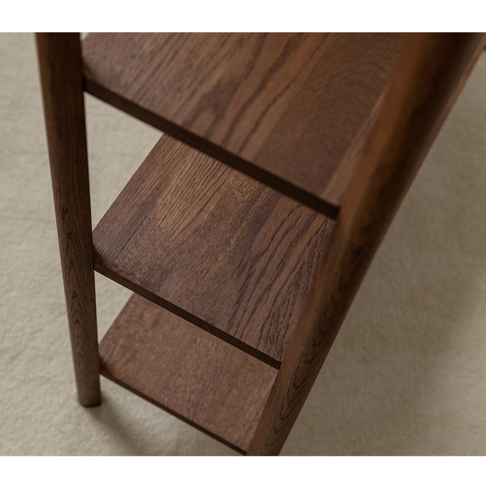 Massivholzregal Sona in Eiche Tabacco 100 cm breit