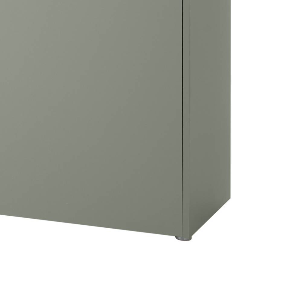 Sideboard Ulfava in Graugrün und Eichefarben
