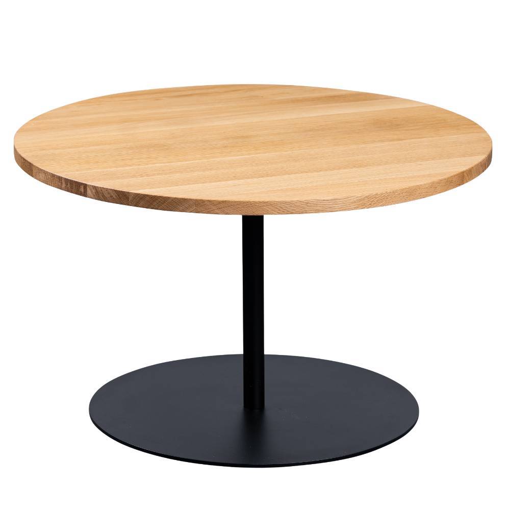 Wohnzimmertisch Bistrita in runder Form 70 cm breit