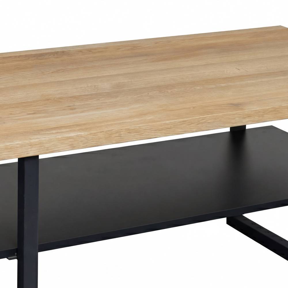 Couchtisch Laviella in Schwarz und Eichefarben