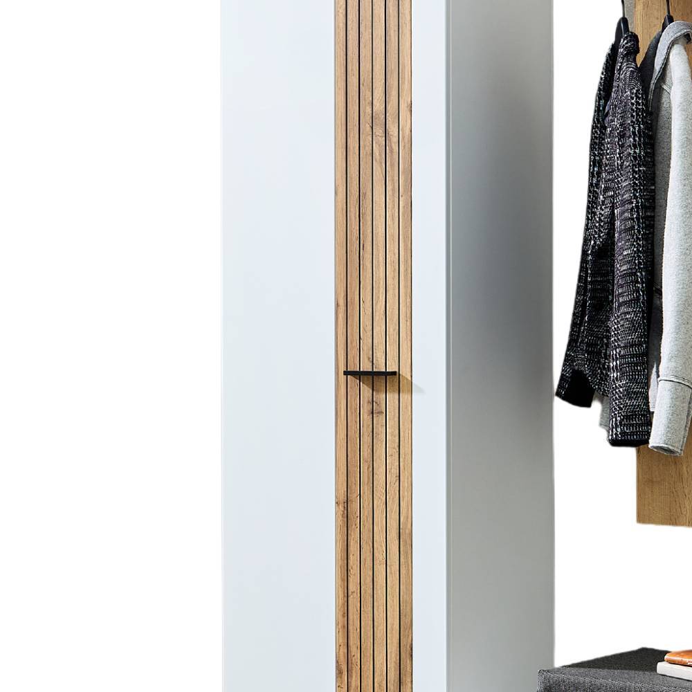 Garderobenkombination Alamo inklusive Sitzpolster in modernem Design (dreiteilig)