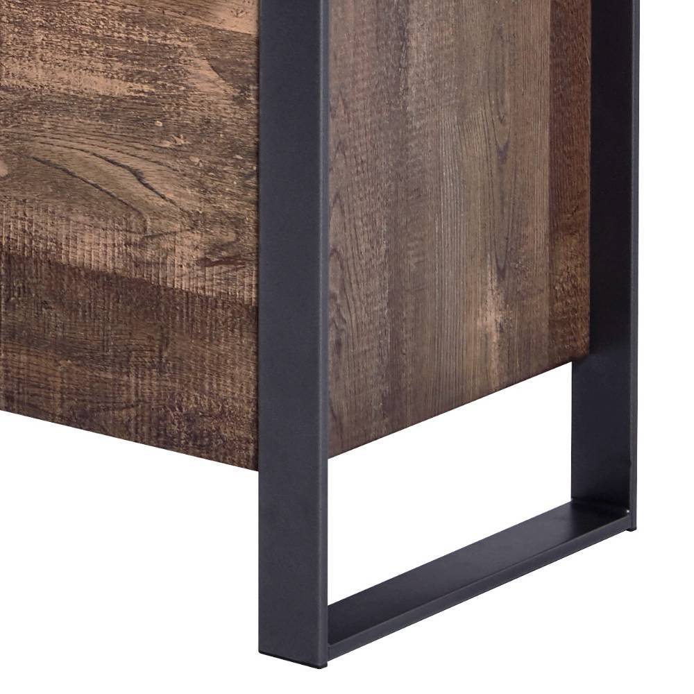 Sidebord Laraina im Industry und Loft Stil mit Bügelgestell aus Metall