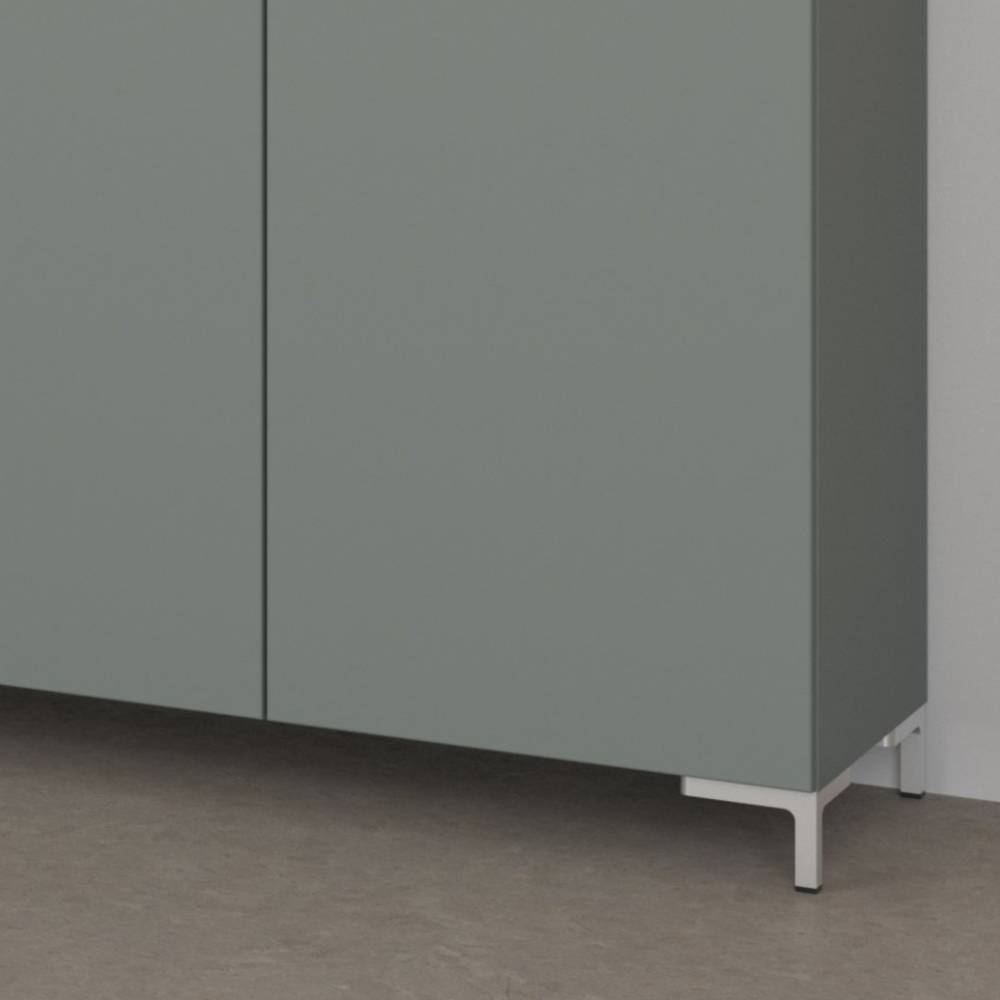 Esszimmersideboard Sua in Graugrün 220 cm breit