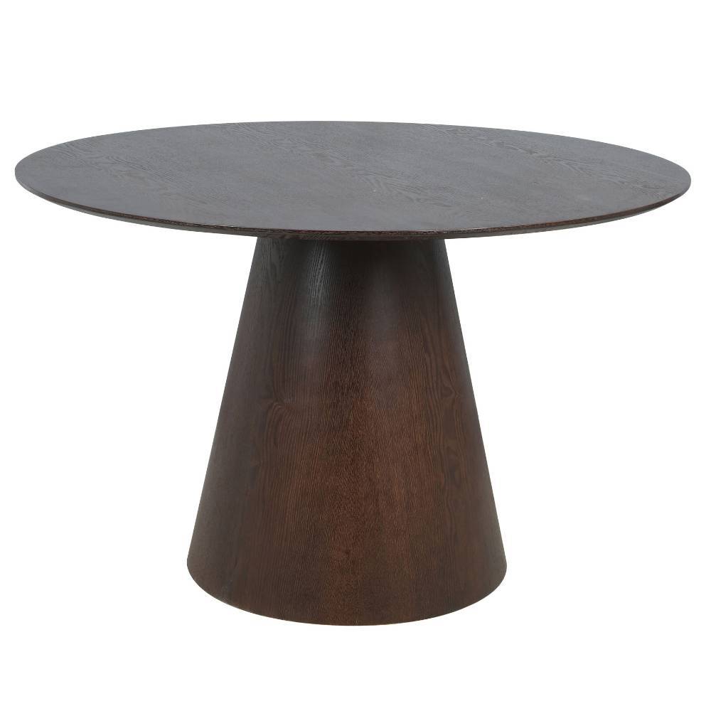 Esszimmertisch Trelanda in Dunkelbraun 120 cm breit