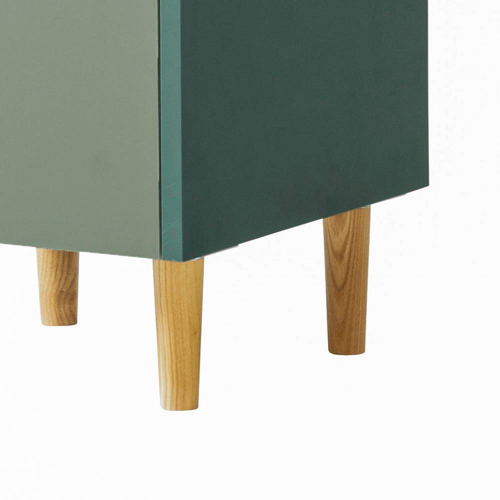 Badschrank Yochana 30 cm breit in Graugrün