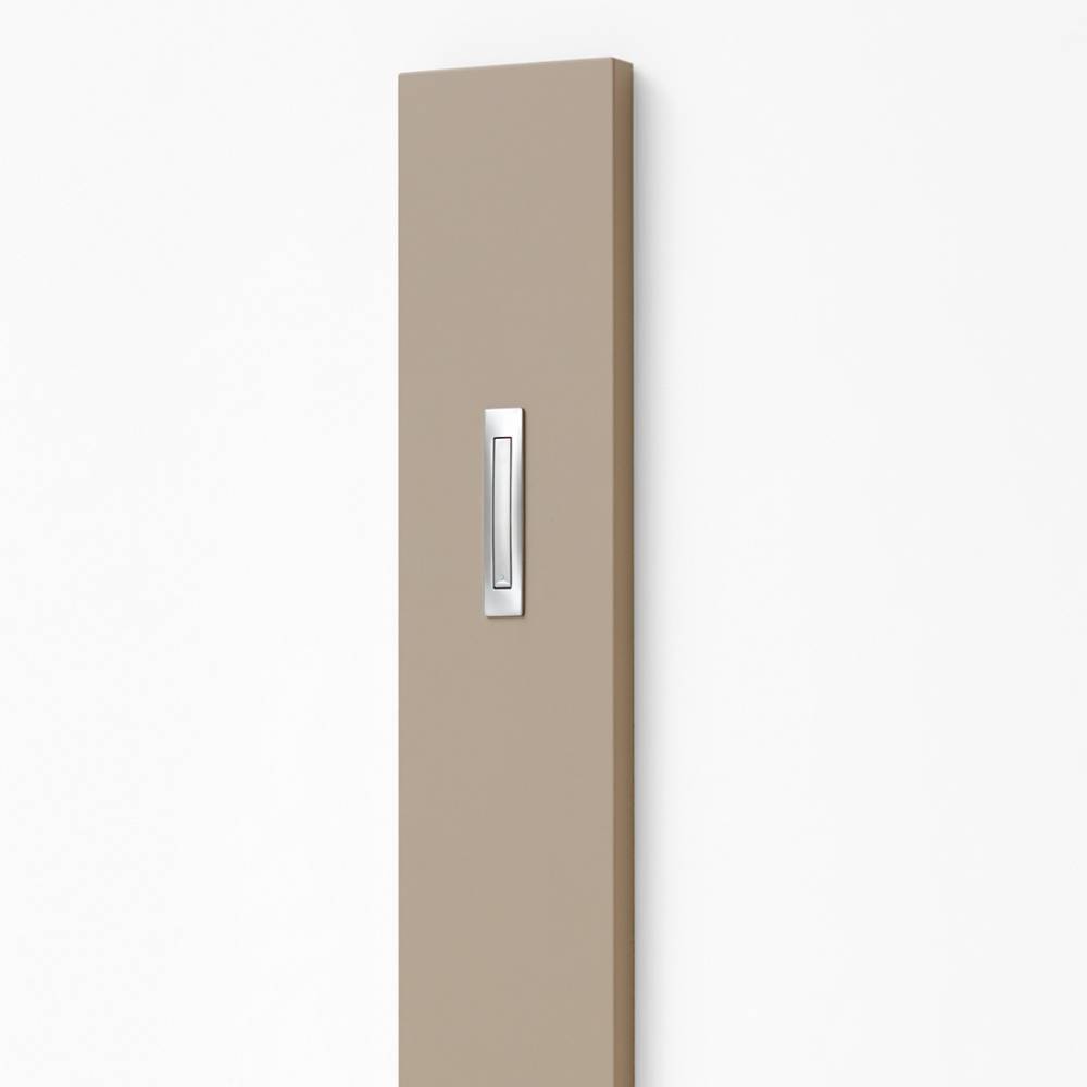 Wandgarderobenleiste Nurzia mit klappbaren Haken in Beige