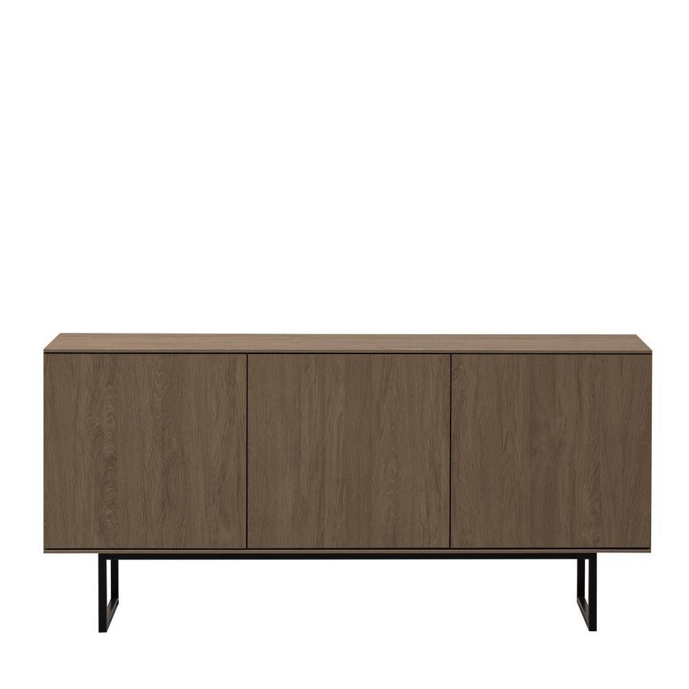 Sideboard Anuta 150 cm breit - 70 cm hoch in Nussbaumfarben