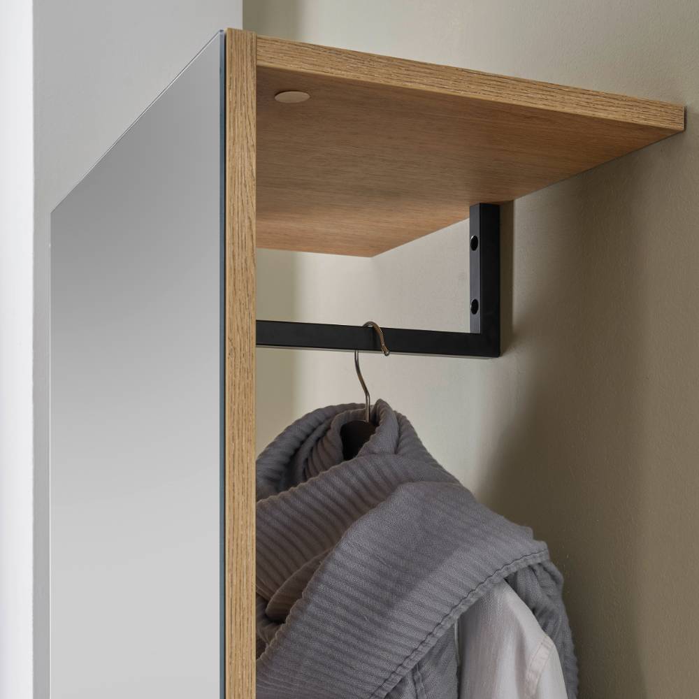 Garderobe Castilla mit Spiegel 50 cm breit - 200 cm hoch