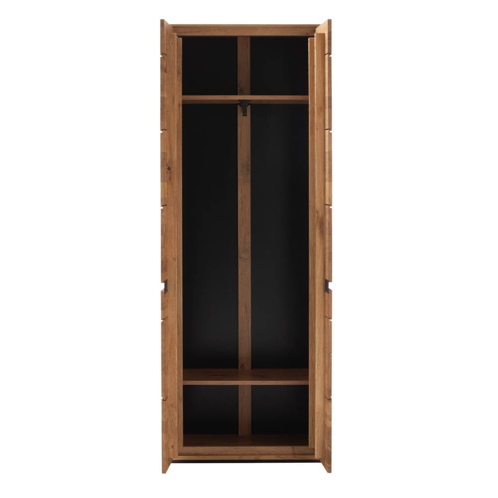 Dielenschrank Sisam in Wildeichefarben 195 cm hoch