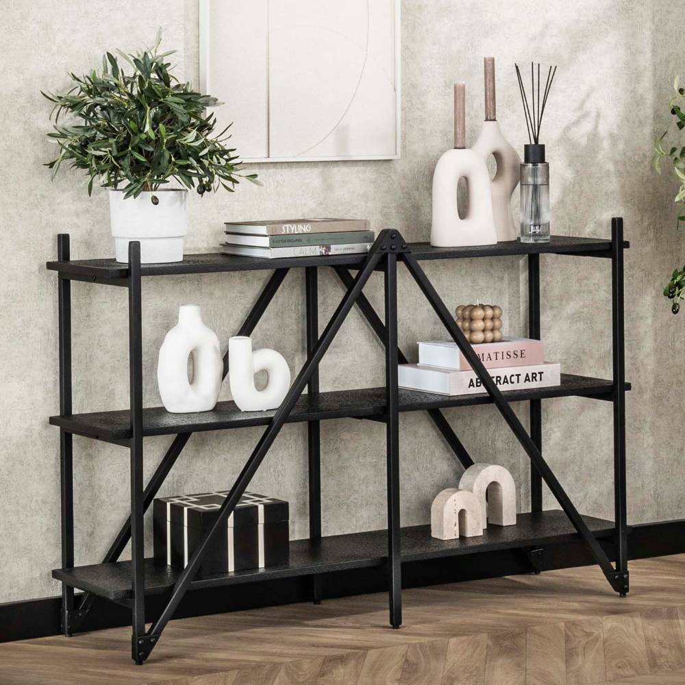 Standregal Babro im Industry und Loft Stil 130 cm breit