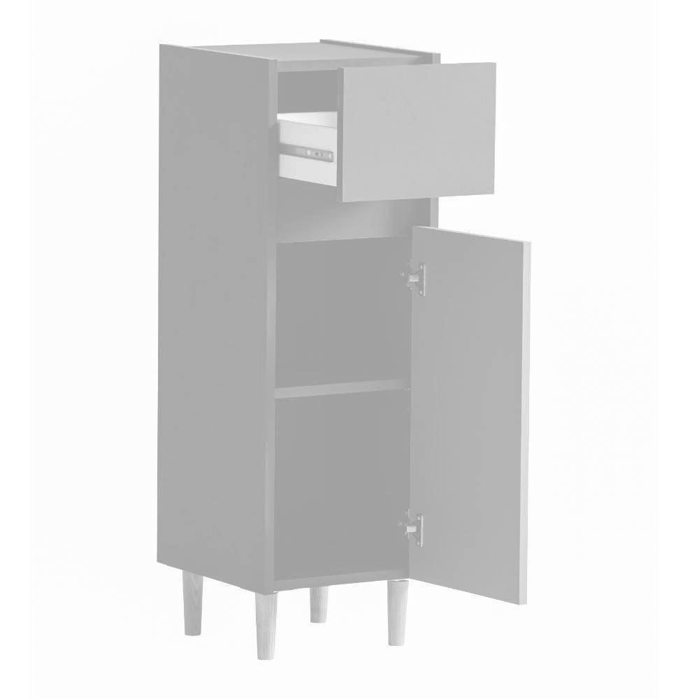 Beistellschrank Bad Elliot 30 cm breit mit Drehtür