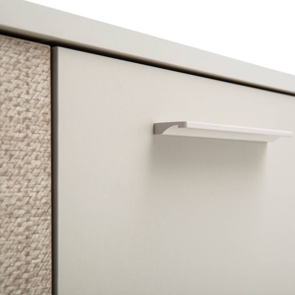 Garderobenschrank Alcarizora in Beige melaminbeschichtet