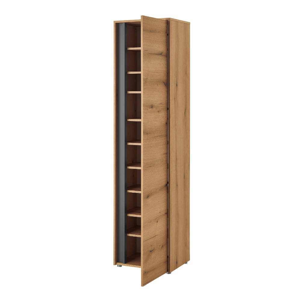 Schuhschrank Castilla in Wildeichefarben 200 cm hoch
