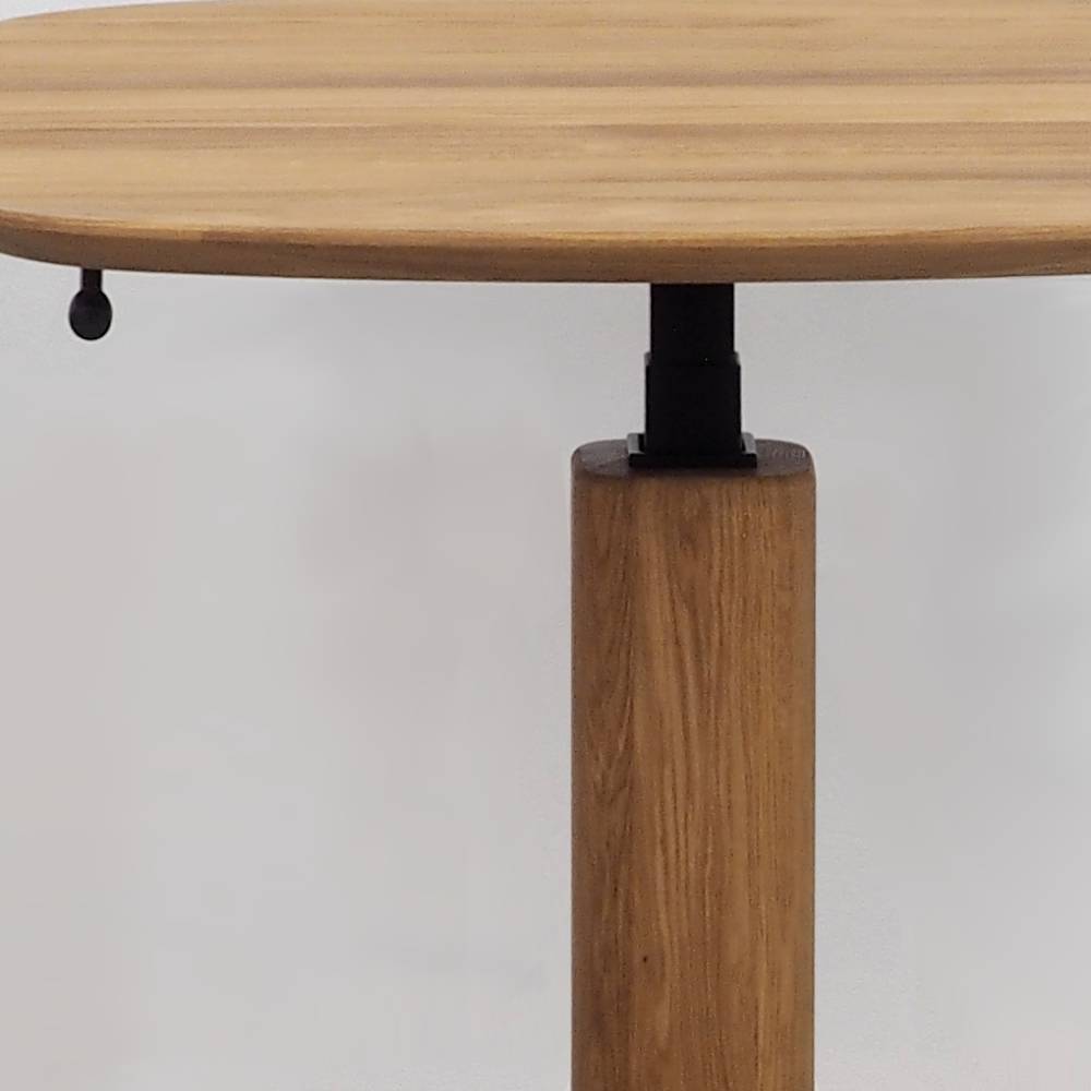 Wohnzimmer Tisch Lowellsa aus Eiche Massivholz höhenverstellbar