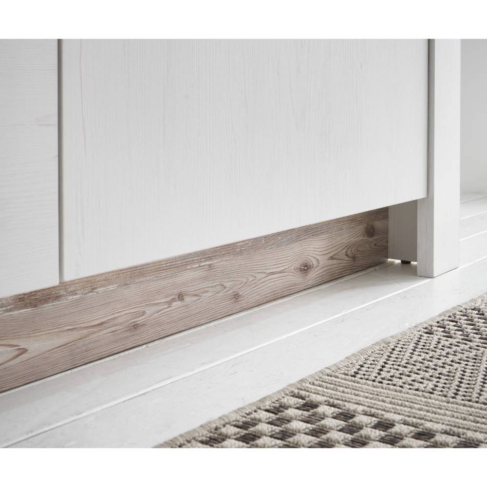 Landhausküche Flurencina in Weiß 192 cm breit (vierteilig)