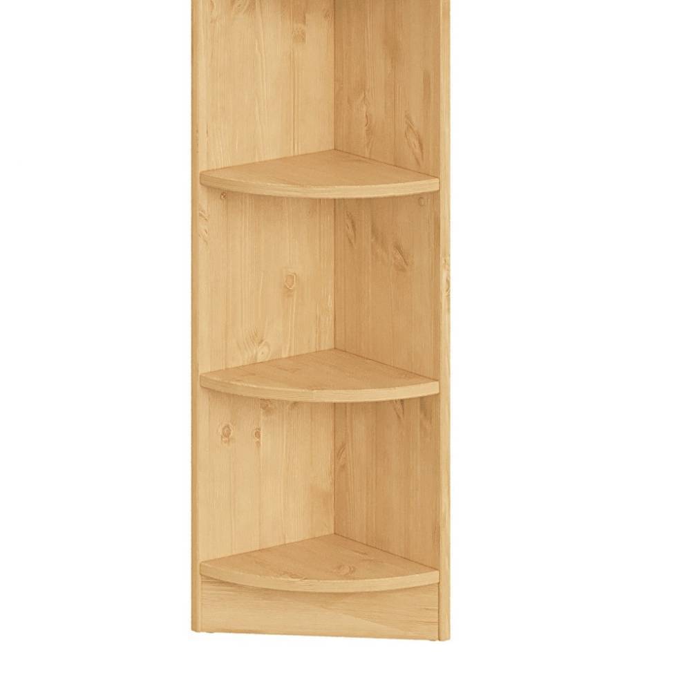 Eckbücherregal Claros in Kieferfarben im Landhausstil