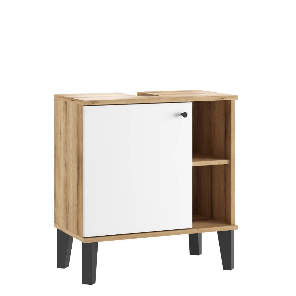 Badezimmer-Möbelset Zyret fünfteilig in modernem Design (fünfteilig)