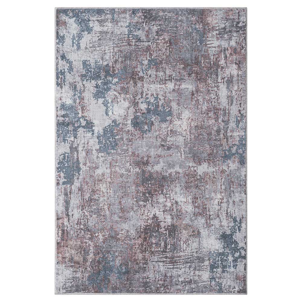 Teppich Blau Terracotta Sirius - Kurzflor in modernem Design