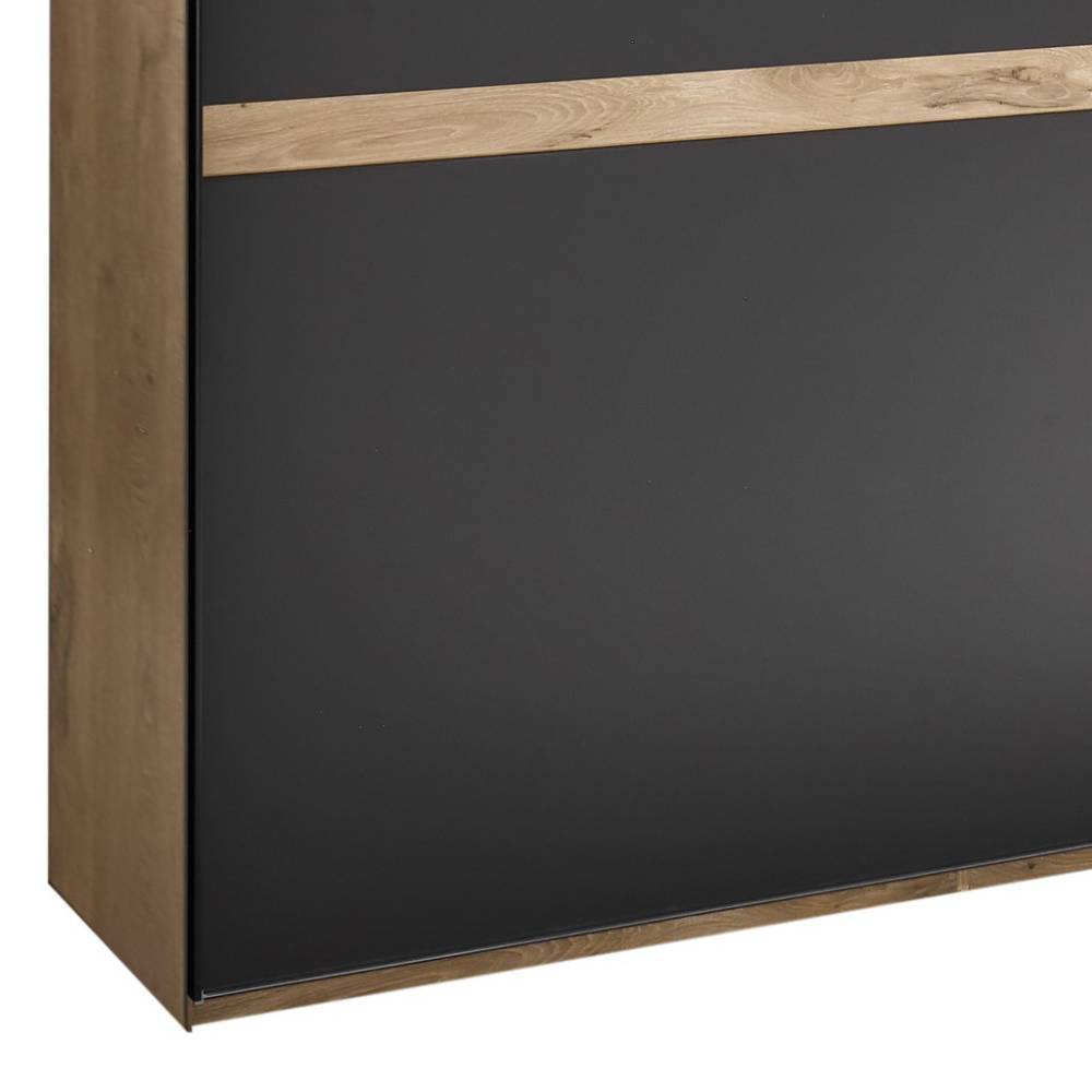 Kleiderschrank Schiebetüren Annika in modernem Design 60 cm tief