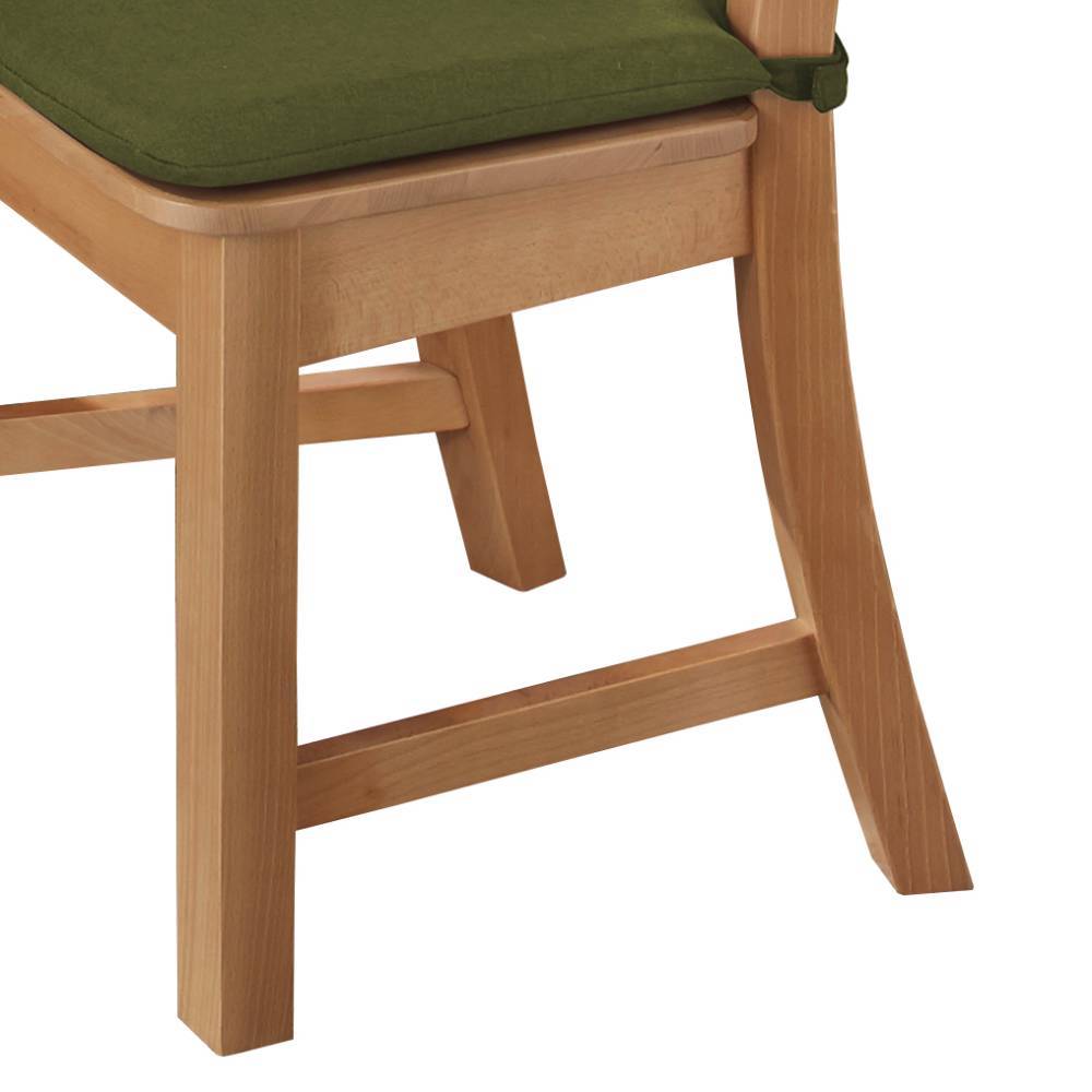 Essstuhl Acientra aus Buche Massivholz im Landhausstil (2er Set)