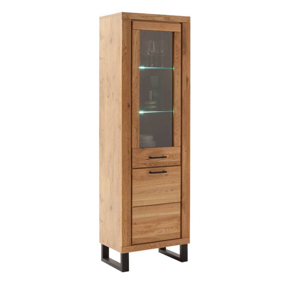 Stauraumvitrine Suzana im Industry und Loft Stil 199 cm hoch
