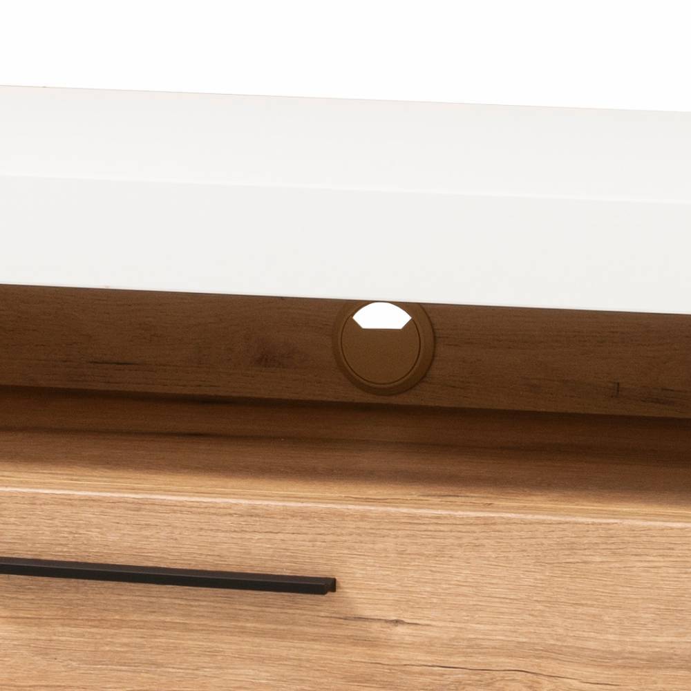 Wohnwand Vrenessa in modernem Design 200 cm hoch (vierteilig)