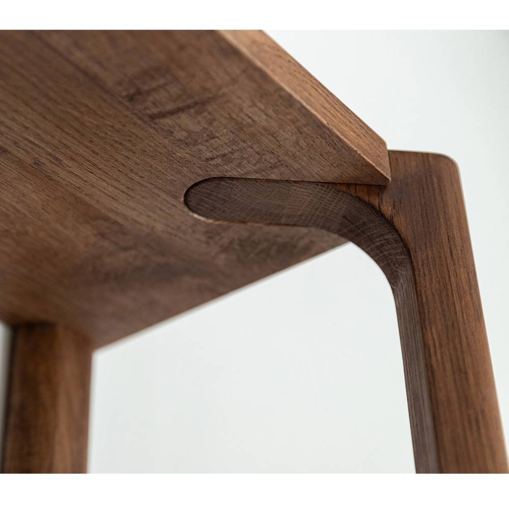 Wandgarderobe Sona in Eiche Tabacco mit Hutablage aus Holz