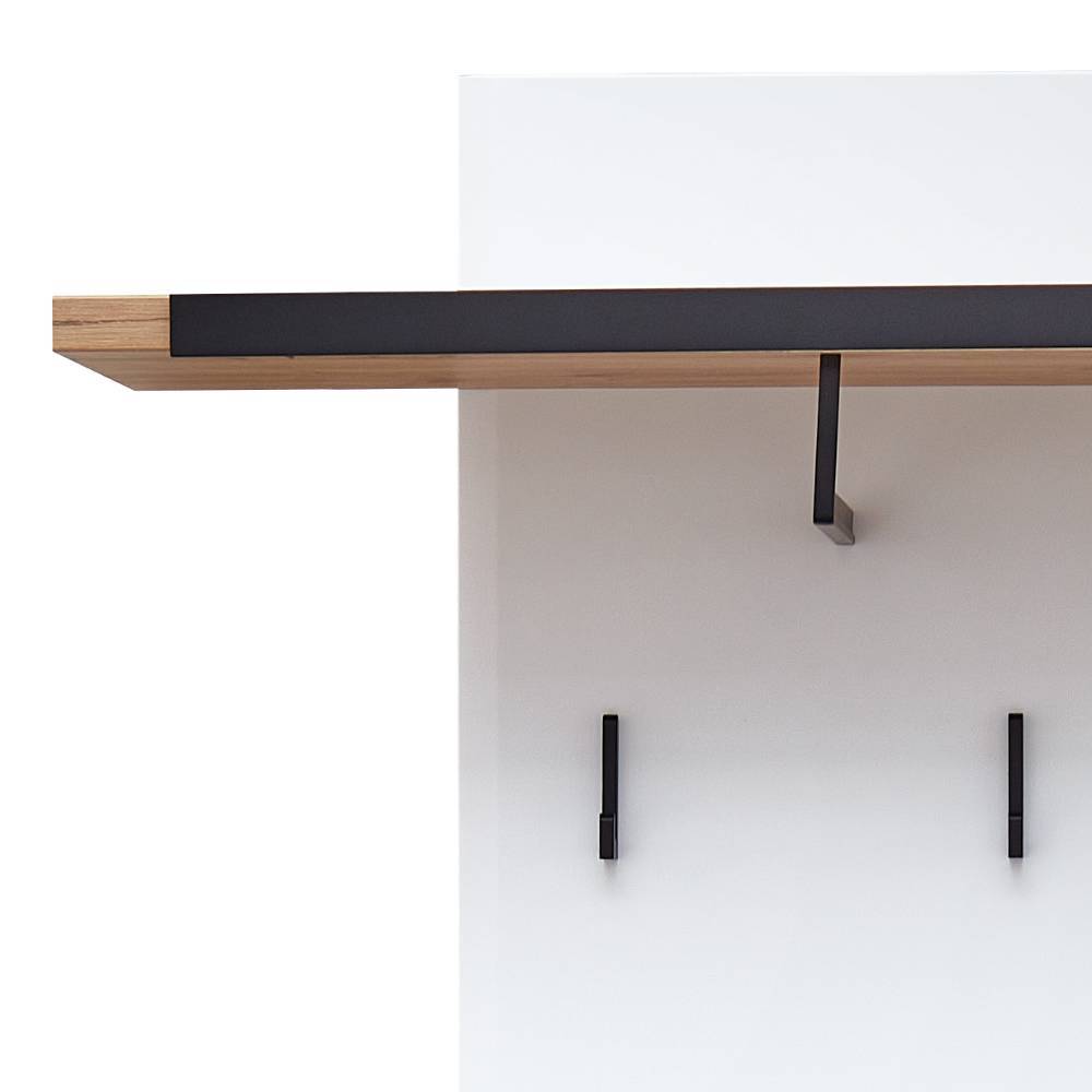 Kompaktgarderobe Luzie mit Spiegel in modernem Design