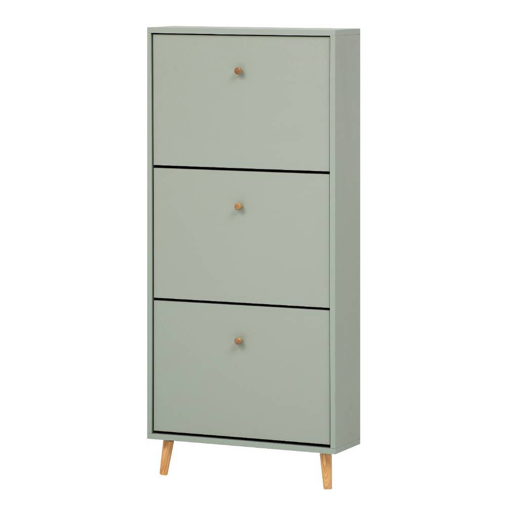 Schuhschrank Zytona im Skandi Design 20 cm tief