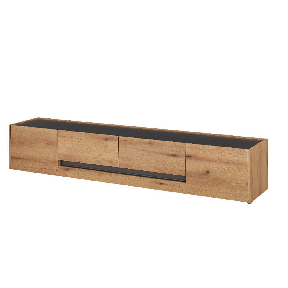 Wohnzimmer Anbauwand Castilla in modernem Design dreiteilig (dreiteilig)
