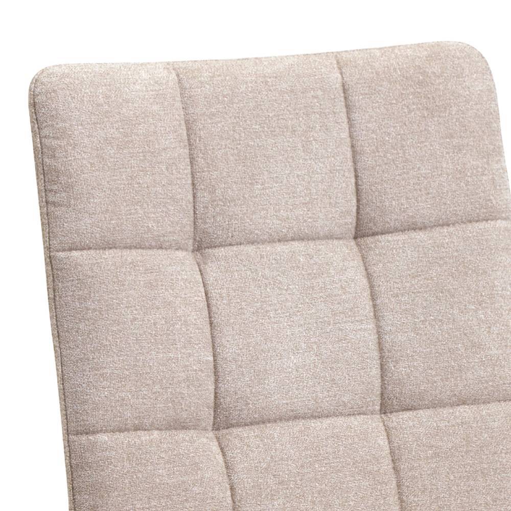 Polsterstuhl Esszimmer Romanca in Beige um 360 Grad drehbar (2er Set)