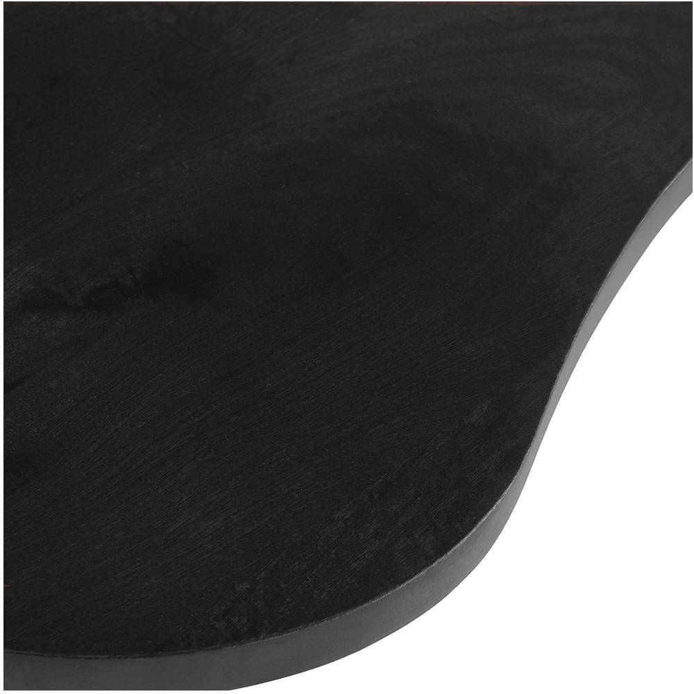 Designercouchtisch Pinja in Nierenform - Schwarz
