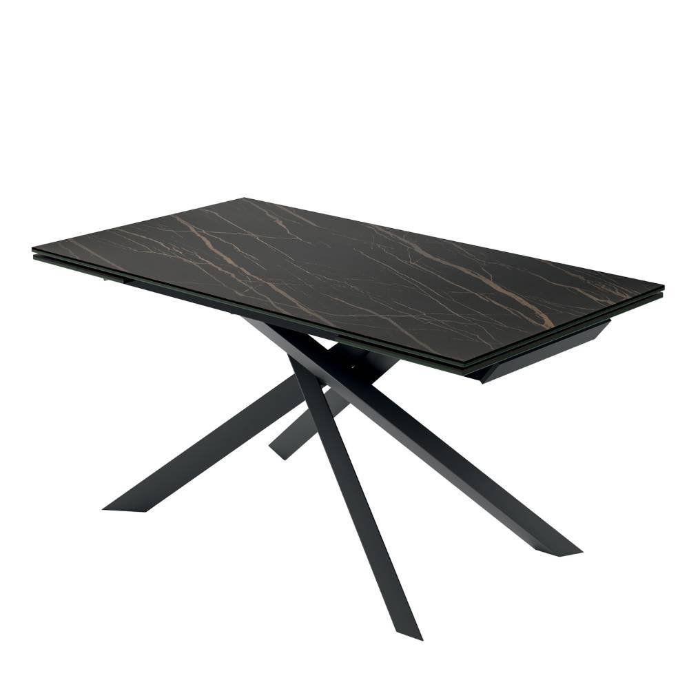 Esszimmer Tisch Fredoco mit Keramik Oberfläche in Marmor Optik