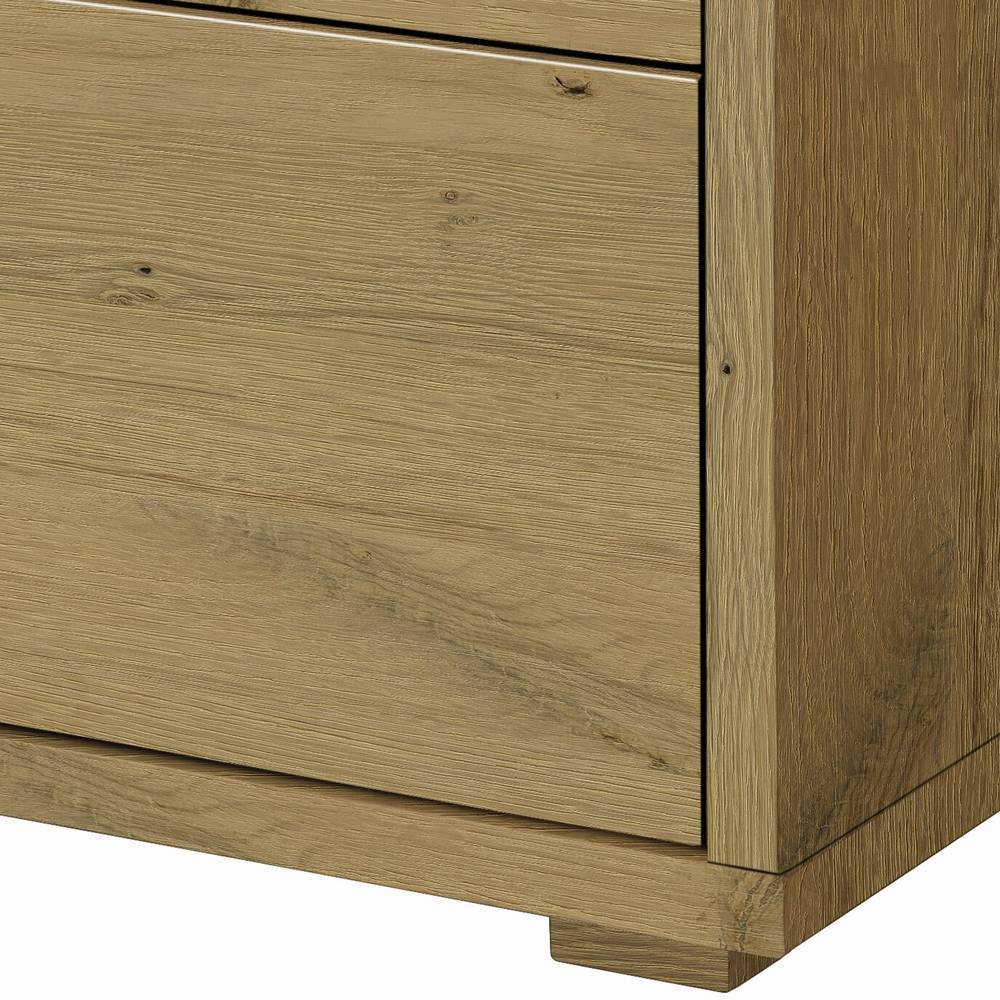 Schlafzimmerkommode Bagherio in modernem Design mit drei Schubladen