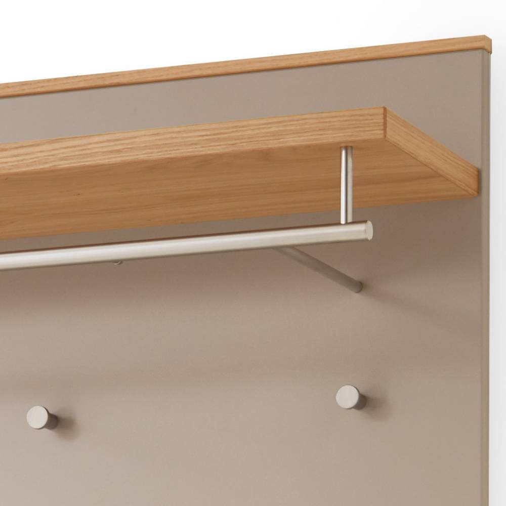 Hängegarderobe Frasyn für die Wandmontage mit 5 Kleiderhaken