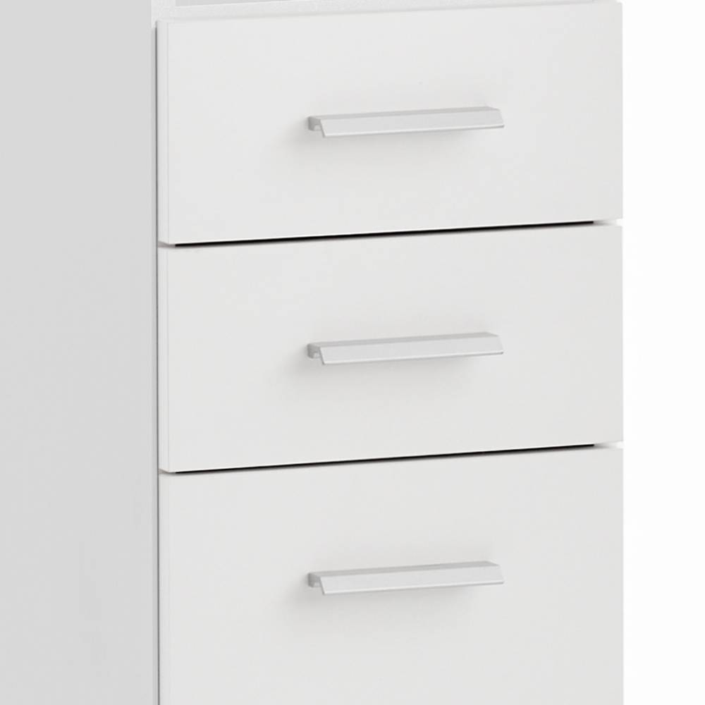 Badmidischrank Nano 30 cm breit mit zwei Schubladen